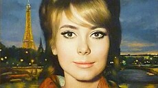 Stylizovaný portrét hereky Catherine Deneuve od Nikase Safronova