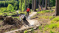Cyklo aréna Vyso�ina u Nového M�sta na Morav� pat�í mezi bikery k...