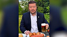 Hnutí SPD uvede v rámci pedvolební kampan eské jarmarky. (27. dubna 2025)