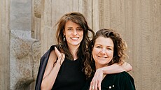 Kristýna Holubová (vlevo) s Lucií Poubovou.