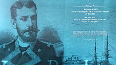 Cartagena, námo�ní muzeum. Isaac Peral byl tv�rce ponorky spu�t�né na vodu v...