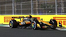 Lando Norris na trati Velké ceny Saúdské Arábie