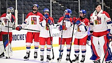 �e�tí hokejisté zklaman� stojí na modré �á�e po proh�e s N�meckem na MS do 18...