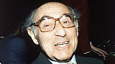 Fotograf Alfred Eisenstaedt v roce 1987.