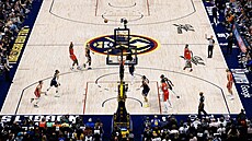 Momentka z utkání mezi Denverem a Los Angeles Clippers.