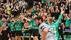 Házenká�i karvinského Baníku se radují z postupu do finále extraligy.