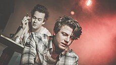 Daniel Kadlec a Tomá� Dalecký v p�edstavení Kurt a Sid