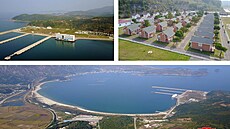 Turistická zóna Diamantových hor (Kumgangsan) v Severní Koreji (23. �íjna 2019)