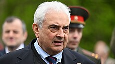 Ruský velvyslanec v N�mecku Sergej Ne�ajev se v saském Torgau zú�astnil...