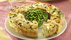 T�stovinový v�nec s hrá�kem