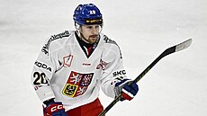 Michal Kunc v reprezentaním dresu v únoru 2025.