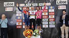 Tadej Pogaar, Giulio Ciccone a Ben Healy.