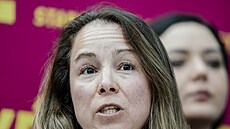 Místopedsedkyn STAN Michaela ebelová ve Snmovn (22. dubna 2025)