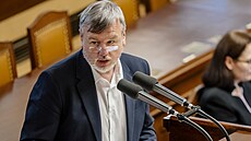 Poslanec ODS Jan Bure� ve Sn�movn� (22. dubna 2025)