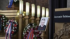 Poh�eb Jaromíra �t�tiny v Krematoriu Stra�nice (24. dubna 2025)