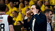 Ústí nad Labem, 20. 4. 2025. Basketbalová liga NBL, Sluneta Ústí nad Labem -...