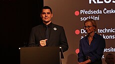 Michal Klusáek pi pedstavení kandidát Stailo! do Poslanecké snmovny (31....