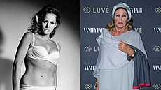 �výcarská here�ka Ursula Andressová (79) ve filmu Dr. No z roku 1962 a v roce...