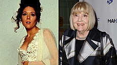 Britská here�ka Diana Riggová ve filmu Ve slu�bách Jejího Veli�enstva z roku...