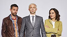 Jan Dolanský, Luká Píkazký a Tereza Ramba v seriálu Parák na baterky (2025)