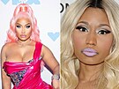 Raperka Nicki Minaj má za sebou nkolik plastik a pesto si i tak na Instagramu...