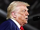 Americký prezident Donald Trump na mítinku s volii ve stát Michigan chválil...