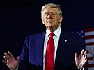 Americký prezident Donald Trump na mítinku s volii ve stát Michigan chválil...