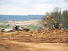 Stavba dlnice mezi Vysokm Mtem a Litomyl je v plnm proudu. (28. dubna...