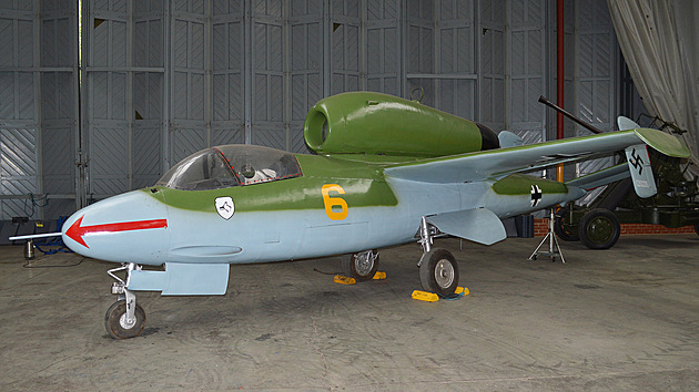 Heinkel He 162, Imperial War Museum Duxford nedaleko Cambridge