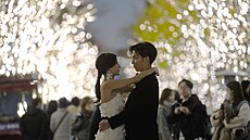 Focení nev�sty a �enicha v Tokiu (23. prosince 2022)