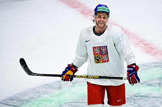 Na prvním tréninku národního týmu v Dánsku nechyb�l ani David Pastr�ák.