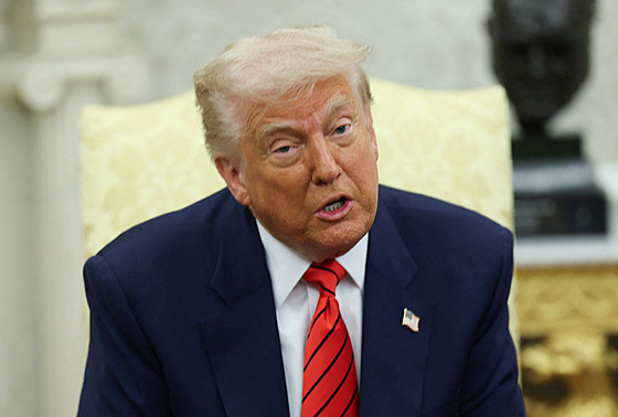 Americký prezident Donald Trump (6. kvtna 2025)