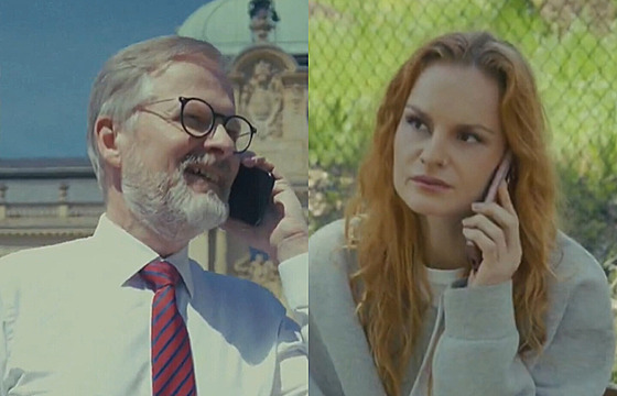 Zleva: Petr Fiala, Iva Pazderková