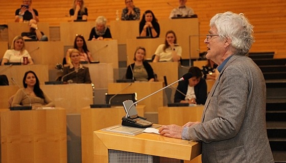 O podpo�e tvo�ivosti u v�ech d�tí hovo�il Václav Mertin