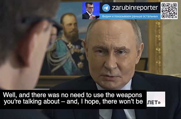 Rozjímání nad kefírem. Putin v novém filmu mluví o Rusku, válce i svém nástupci
