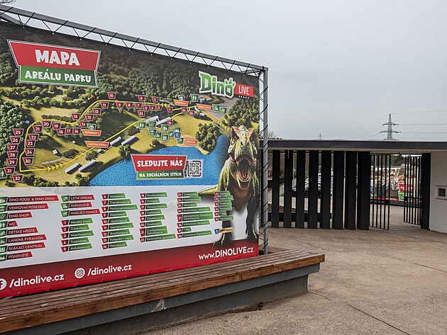 Zbavn park DinoLive v Praze