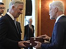 Prezident Pavel pedal belgickmu krli Philippovi d Blho lva. ( 5. kvtna...