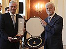 Prezident Pavel pedal belgickmu krli Philippovi d Blho lva. ( 5. kvtna...