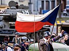 Rekonstrukce boj z Praského povstání v dnení Praze 4  Barikáda 2025, která...