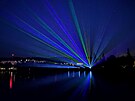 Laserov show na jabloneck pehrad (30. dubna 2025)