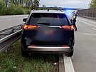 Automobil ukraden v Rakousku, kter zastavili policist na dlnici D1 za...