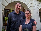 Vladimra Novotn se svm manelem Radkem provozuj v eskobudjovick Plachho...