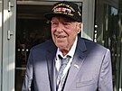 Americk vetern Harry Humason se do Evropy vrtil po 80 letech. V Plzni...