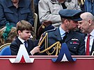 Princ Louis a princ William na oslavách Dne vítzství v Evrop v Londýn (5....