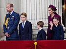 Princ William, princ George, princ Louis, princezna Kate a princezna Charlotte...
