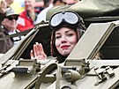 Plzní projel Konvoj svobody s rekordními 400 kusy vojenské historické techniky....