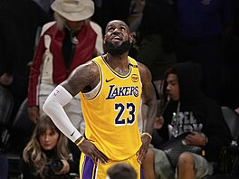 LeBron James bhem pátého zápasu prvního kola.