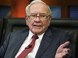 Warren Buffett b�hem rozhovoru pro Fox Business Network (7. kv�tna 2018)