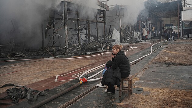 Nsledky ruskho toku na trh v Charkov (6. kvtna 2025)