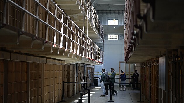 Pevnost Alcatraz, kter jako proslul vznice slouila v letech 1934 - 1963.